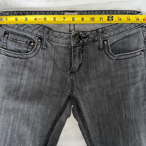 Free People Gray Skinny Jeans Modern Style - Picture 3 of 10